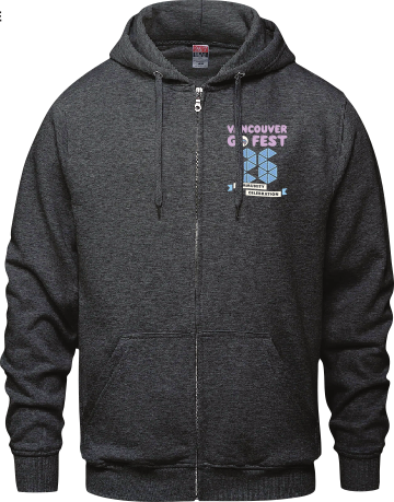 2026 GF X Adult Full Zip Hooded Sweatshirt