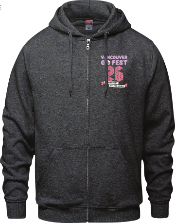 2026 GF Y Adult Full Zip Hooded Sweatshirt